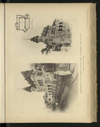 Kneiphaus der Burschenschaft Germania. Tübingen. Baurat A. Beger, Stuttgart
