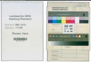 Entnazifizierung Hans Roosen , geb. (Polizei)