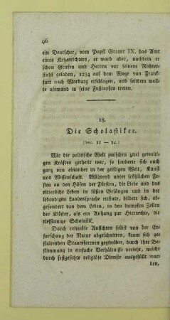 18. Die Scholastiker. (sec. 11-14)