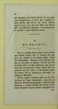 18. Die Scholastiker. (sec. 11-14)