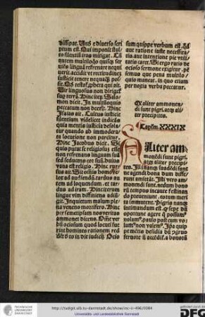 Qualiter ammonendi sunt pigri atque aliter precipites, capitulum XXXIX.