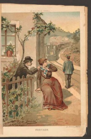 Portada - [Ilustración de Arturo Seriña para el anuncio de la publicación de "El hijo de la obera"]