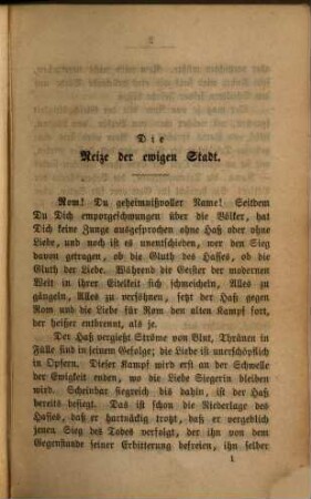 Rom : Seine Vergangenheit, seine Gegenwart und seine Zukunft. Aus dem Französischen: Le parfum de Rome von Louis Veuillot. Berorwortet von W. Molitor, 1