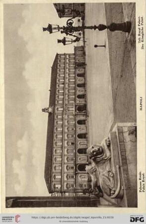 Napoli – Palazzo Reale. – Palais Royal. – Teh Royal Palace. – Der Königliche Palast.