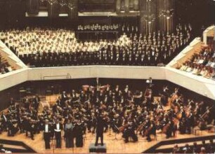 Eröffnungskonzert am 8. Oktober 1981 ; Neunte Sinfonie von Ludwig van Beethoven