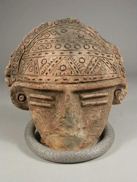 Head of a clay figure