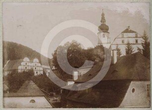 Schloss Scharfeneck und Umgebung von S (?)