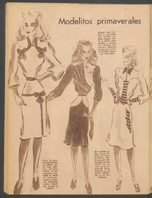 Modelitos primaverales para telas ídem