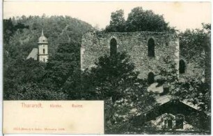 Tharandt. Kirche - Ruine