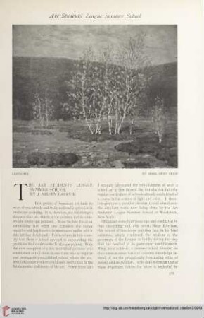 The Art Students' League Summer School