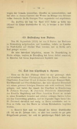 63. Bestrafung von Dieben