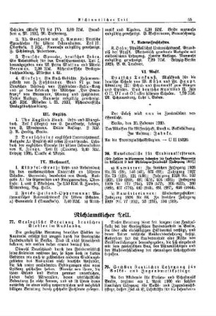 Sechster staatlicher Lehrgang für Volks- und Jugendmusikpflege : [Nichtamtlicher Teil]