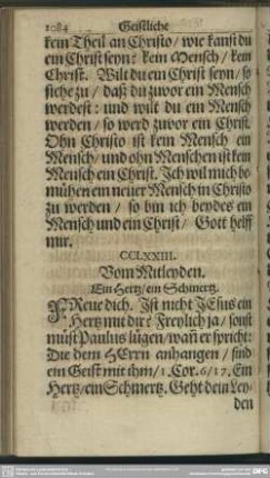 CCLXXIII. Vom Mitleyden