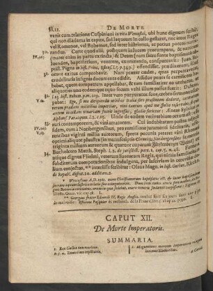 Caput XII. De Morte Imperatoris