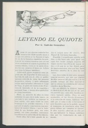 Leyendo el Quijote
