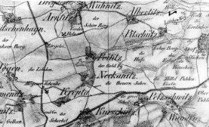 Lommatzsch-Poititz und Neckanitz. Oberreit, Sect. Oschatz, 1839/40