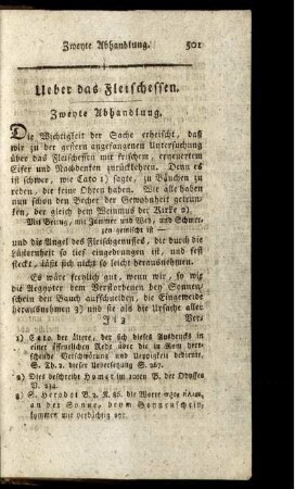 Zweyte Abhandlung