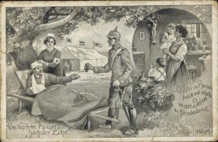 Des tapferen Krieger's "höchster Lohn".
