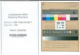 Entnazifizierung Guenther Henel , geb. 22.04.1902 (Holzbetriebinhaber)