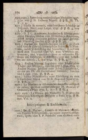 104-106a, Inscriptiones & Emblemata - Dissertationes coniunctim editae