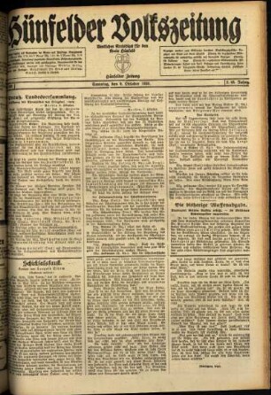 Ausgabe vom Samstag, den 09. Oktober 1920.