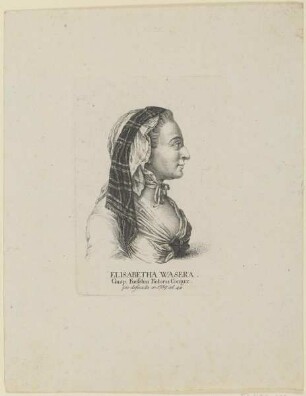 Bildnis der Elisabetha Waser