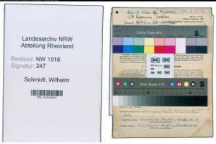 Entnazifizierung Wilhelm Schmidt , geb. 14.07.1893 (Arbeiter)