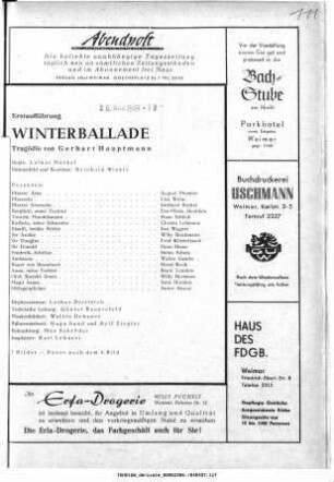 Winterballade