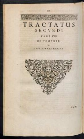 Tractatus Secundi Pars VIII. De Tempore.