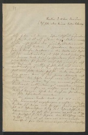 Brief an Sebastian Hensel : 18.01.1851