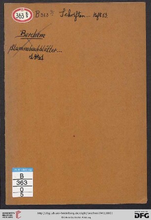 Stammbuchblätter als heraldisch-genealogische Quelle