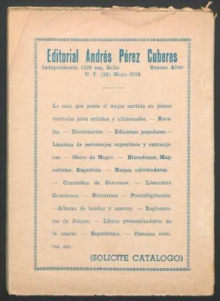 Editorial Andrés Pérez Cuberes