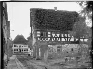 Bauerbach Ortsbild mit Rathaus Außenansicht