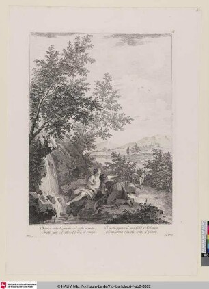 [Landschaft mit zwei Frauen]