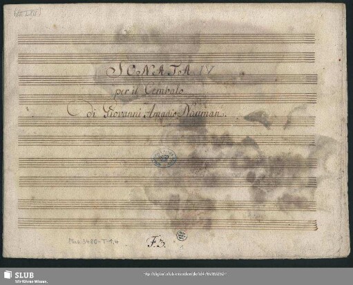 Sonatas - Mus.3480-T-1,4 : cemb - B|b