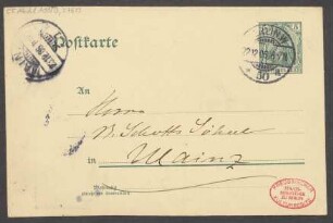 Brief an B. Schott's Söhne : 22.12.1906