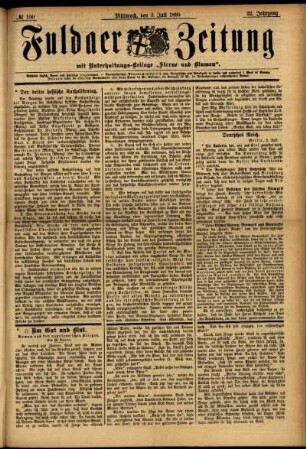 Ausgabe vom Mittwoch, den 03. Juli 1895.