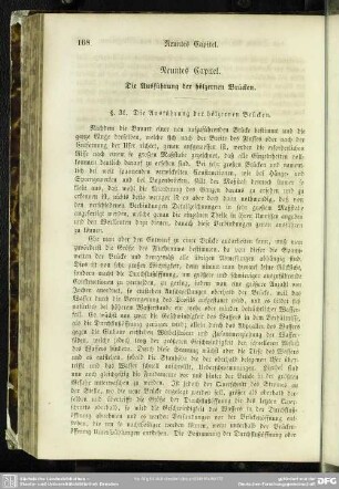 Neuntes Capitel. Die Ausführung der hölzernen Brücken