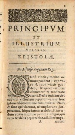 Epistolae Principum et illustrium virorum