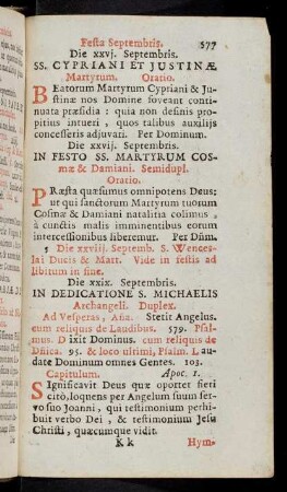 577-593, SS. Cypriani et Justinae