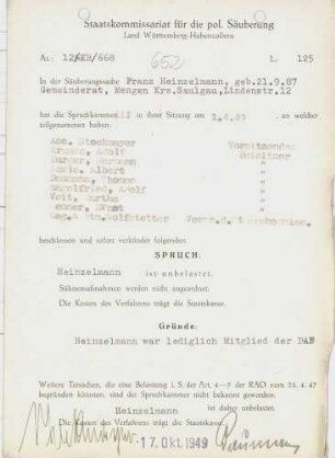 Heinzelmann, Franz