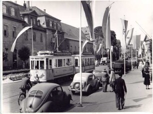 Rosental mit Straßenbahn. Detmold