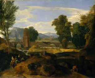 Landschaft mit der Bogenbrücke