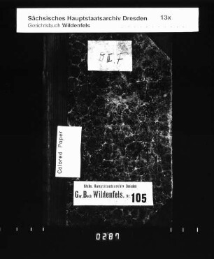 Gerichtshandelsbuch von Weißbach (bei Kirchberg), Bd. 10