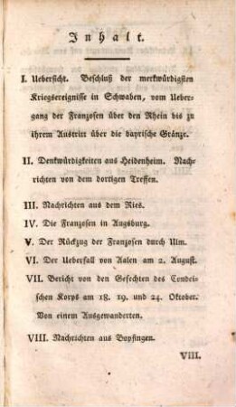 Materialien zur Geschichte des Kriegs in Schwaben im Jahre 1796. 2