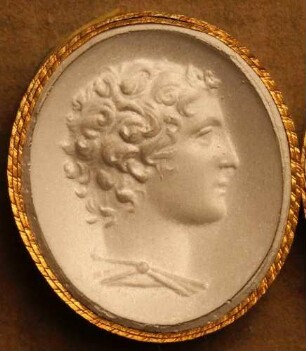 Profilkopf des Meleager (Daktyliothek, Das Alterthum nach Lippert und Visconti)
