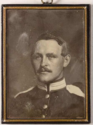 Adolph Weber als Soldat im Hamburger Kontingent