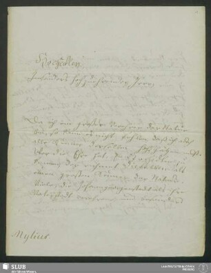 20,11: Drei Briefe an Johann Andreas Scheidhauer - XVII 300 8. (20,11)