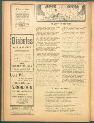 El genio de una raza : Al egregio autor de "Tabaré"