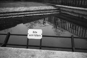 Karlsruher Zoo im Winter.